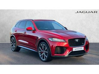 jaguar f-pace 5.0 supercharged v8 svr 5dr auto awd