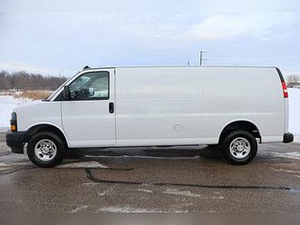 2025 chevrolet g3500 ext cargo van 6.6l gas bcam shelving only 6k mile
