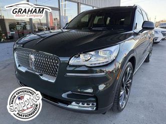 used 2022 lincoln aviator reserve awd