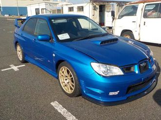 subaru wrx sti 2.0 sti jdm twin scroll hawkeye blue manual petrol 2006