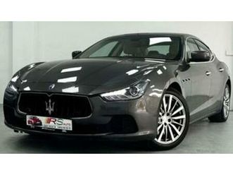 ② maserati ghibli 3.0 d - garantie 12 mois-carnet complet-gps- — maserati — 2ememain