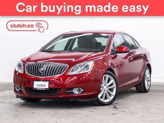 used 2017 buick verano leather group w/ cruise control, heated front seats, rearview camera