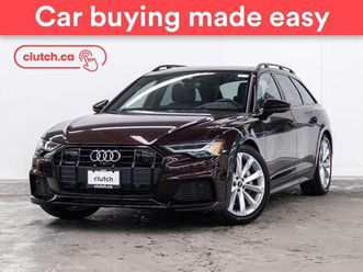 used 2021 audi a6 allroad technik awd w/ apple carplay & android auto, nav, sunroof