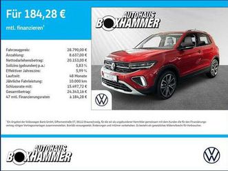vw t-cross 1.0 tsi dsg style iq.drive+ahk+navi