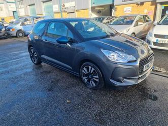 2016 ds automobiles ds 3 1.2 puretech 82 chic 3dr hatchback petrol manual