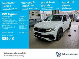 tiguan 2.0 tdi dsg r-line navi iq.light - led-matrix-scheinwerfer panoramadach dab+
