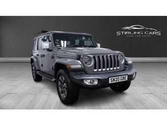 2020 jeep wrangler 2.0 gme overland 4dr auto8 convertible petrol automatic