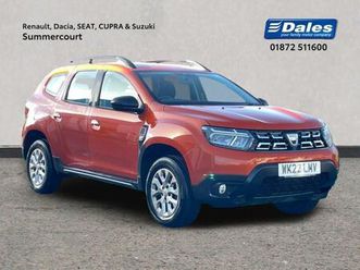 2022 dacia duster duster 1.3 tce 150 comfort 5dr automatic estate hatchback petrol automatic