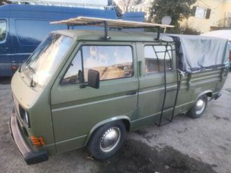 volkswagen vw t3 bundeswehr doka, h-kennzeichen und n...