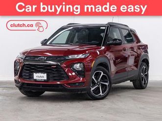 used 2022 chevrolet trailblazer rs awd w/apple carplay & android auto, heated front seats, backup cam