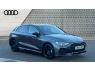 audi a3 5dr a3 40 tfsi e black edition 5dr s tronic