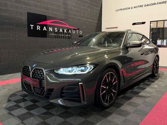 bmw serie 4 gran coupe g26 m440i xdrive 374 ch bva8 - harman kardon - laser led - suivi bmw à jour...