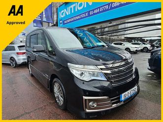 nissan serena petrol hybrid auto, 7 seats, nct, se