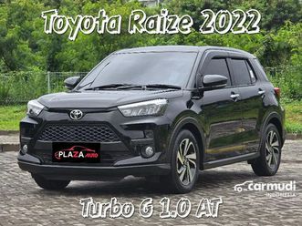 2022 toyota raize 1.0 t g (1 tone) suv (kilometer 20 ribuan) tdp 5 juta. pajak panjang desember 2026