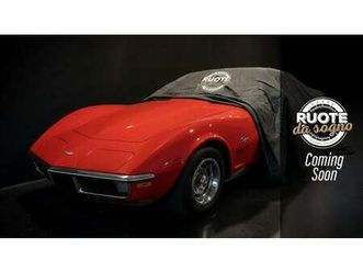 1972 chevrolet corvette rosso automatique conduite à gauc...
