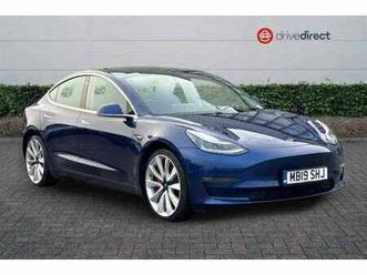 2019 tesla model 3 performance awd 4dr [performance upgrade] auto saloon electric automatic