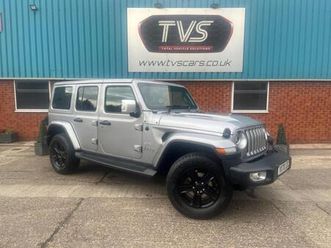 2020 jeep wrangler 2.0 gme overland auto 4wd euro 6 (start/stop) 4dr convertible petrol automatic