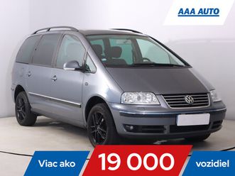 vw sharan 1.9 tdiautomat, 7 miest, serv.kniha