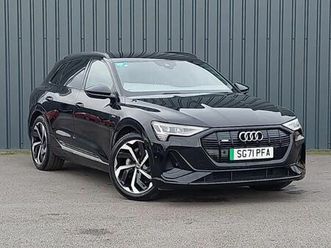 audi e-tron 300kw 55 quattro 95kwh black edition 5dr auto