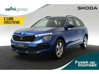 škoda kamiq selection 1.0 tsi 85 kw / 115 pk trekhaak | adaptive cruise | parkeersensoren | applecarplay/androidauto |
