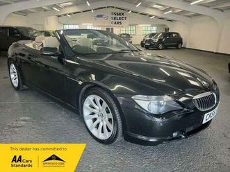 2006 bmw 6 series 4.8 650i v8 sport auto euro 4 2dr convertible petrol automatic