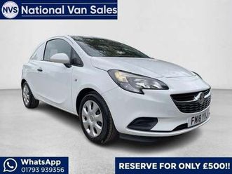 2018 vauxhall corsa van 1.3 cdti ecoflex fwd l1 h1 (start/stop) 3dr start/stop car derived van diesel ma...