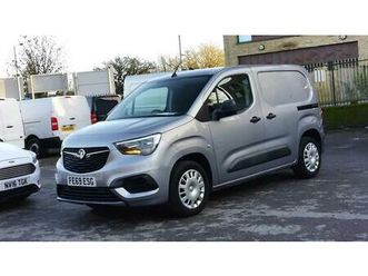 2019 vauxhall combo 2000 1.6 turbo d 100ps h1 sportive van panel van diesel manual