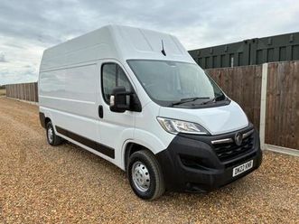2022 vauxhall movano 2.2 cdti 3500 biturbo dynamic fwd l3 h3 euro 6 (start/stop) 5dr panel van diesel ma...