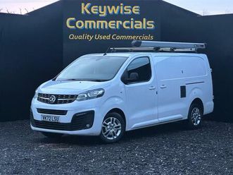 2022 vauxhall vivaro 1.5 turbo d 2900 sportive l2 h1 euro 6 (start/stop) 6dr panel van diesel manual