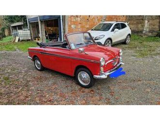 1967 autobianchi bianchina rouge manuel, 4 vitesses condu...