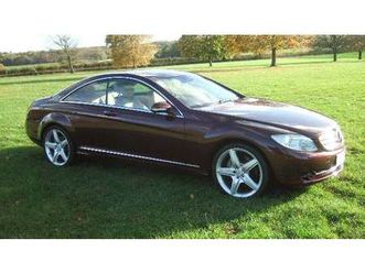 2008 mercedes cl class rouge foncé automatique, 7+ vitess...