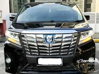 2016 toyota alphard 2.5 hv mpv 4wd hybrid highest rare item record service atpm b ganjil pjk 1/2027 body mulus interior orsinil siap pakai otr kredit