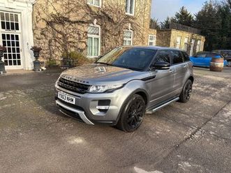 2013 land rover range rover evoque 2.2sd4 dynamic