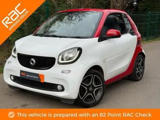 smart fortwo 0.9t prime cabriolet 2dr petrol twinamic euro 6 (s/s) (90 ps) convertible 2016, 119000 miles, £4490 - 33042345 - exchangeandmart.co.uk