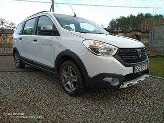 dacia lodgy 1.5 dci stepway 2022 rok 1 wlaściciel 7 osobowy zadbany slupsk • olx.pl