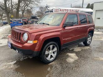 used 2016 jeep patriot no accident/high altitude/automatic/4x4/leather