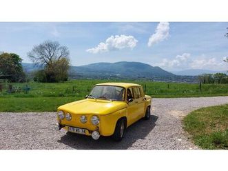 1965 renault 8 jaune manuel, 5 vitesses conduite à gauche...