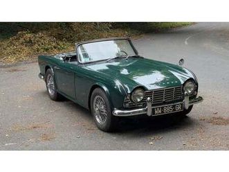 1962 triumph tr4 vert foncé manuel, 4 vitesses conduite à...