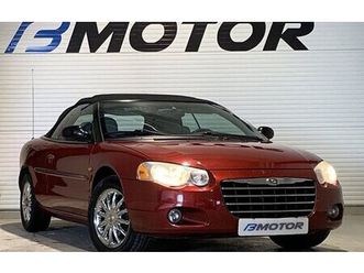 chrysler sebring cabriolet 2.7 v6 mån