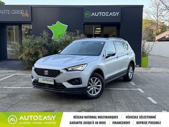 seat tarraco 2.0 tdi 150 ch style dsg7 5pl * digital cockpit * sieges chauffants * carplay * led 27990 euros