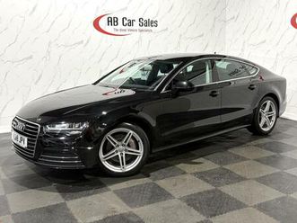 2018 audi a7 3.0 tdi quattro black edition 5dr s tronic hatchback diesel automatic