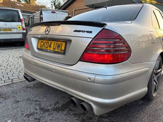 mercedes e class e55 amg 5.5 v8 supercharged 2004 full mkb body styling