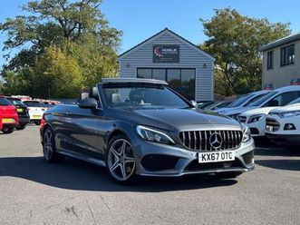 2017 mercedes-benz c class 2.1 c220d amg line cabriolet g-tronic+ euro 6 (start/stop) 2dr convertible di...