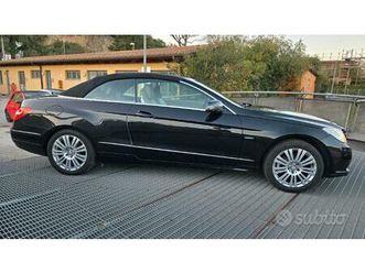 mercedes e 200 cgi cabrio luxury autom pelle top