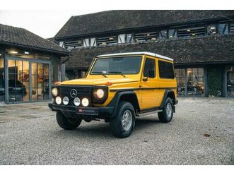 mercedes-benz 250gd aus 1. hand in ginstergelb