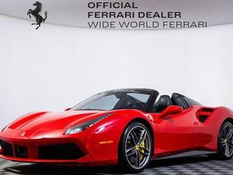 certified 2018 ferrari 488 spider