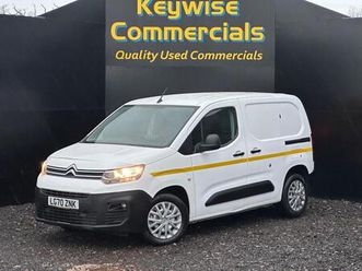2020 citroen berlingo 1.5 bluehdi 1000 enterprise m swb euro 6 (start/stop) 5dr panel van diesel manual