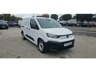 2025 citroen berlingo 1.5 bluehdi 850 enterprise xl crew van lwb euro 6 (start/stop) 6dr panel van diese...