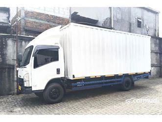 2023 isuzu elf 4.8 nmr l truck mulus+4banbaru murah cdd long isuzu elf nmr l box besi 2023 bok truk
