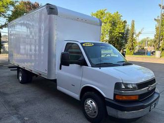 2018 chevrolet express g3500hd 123k.mi.16ft.aluminum cutaway box truck